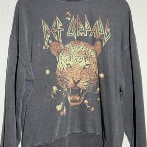 Def Leppard Graphic Men's Crewneck Sweater